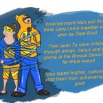 Entertainment Man and Prize Mine Lady by David Sheehy