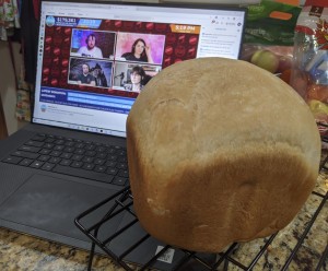 Bread watching Desert Bus.