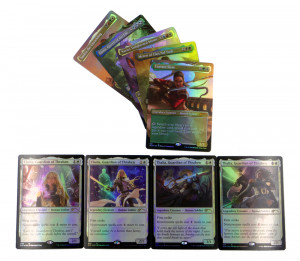 A picture of the limited edition set of Magic: the Gathering cards.