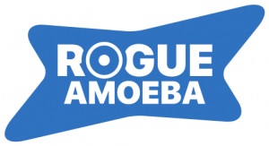 Rogue Amoeba logo.