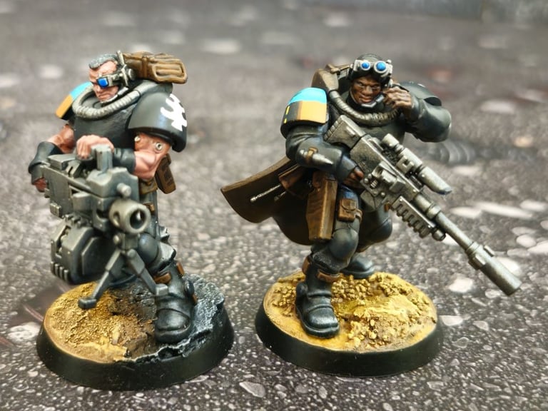 Shipping (Scout Heavy Gunner) and Broadcast (Scout Sniper)
