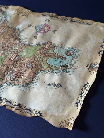 Another Arceus Map angled detail shot