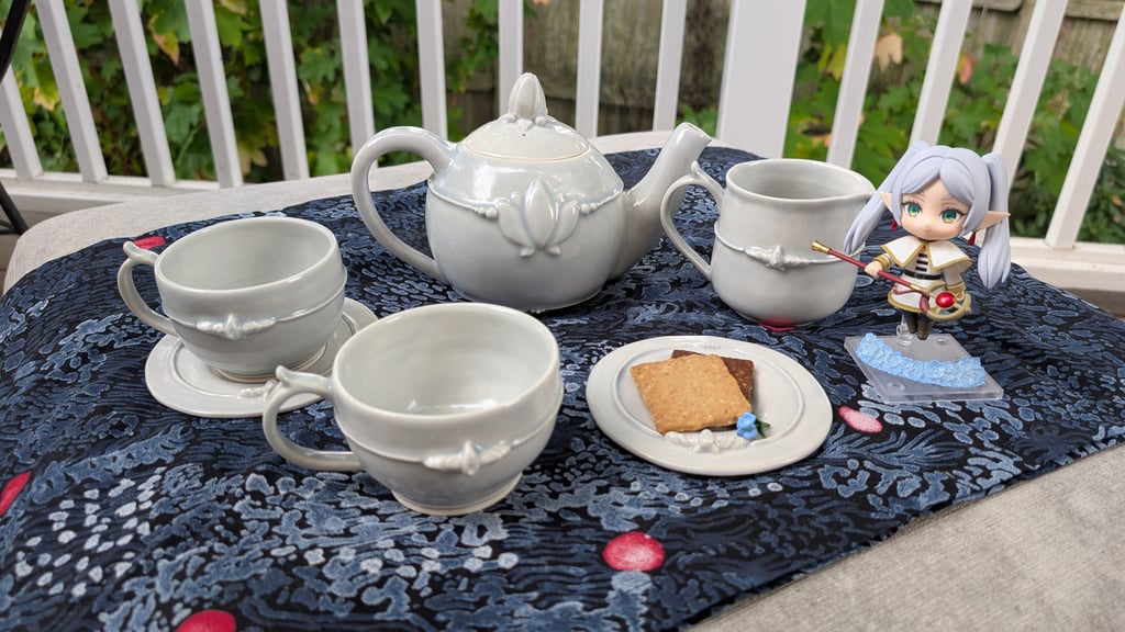Tea set from the front!
