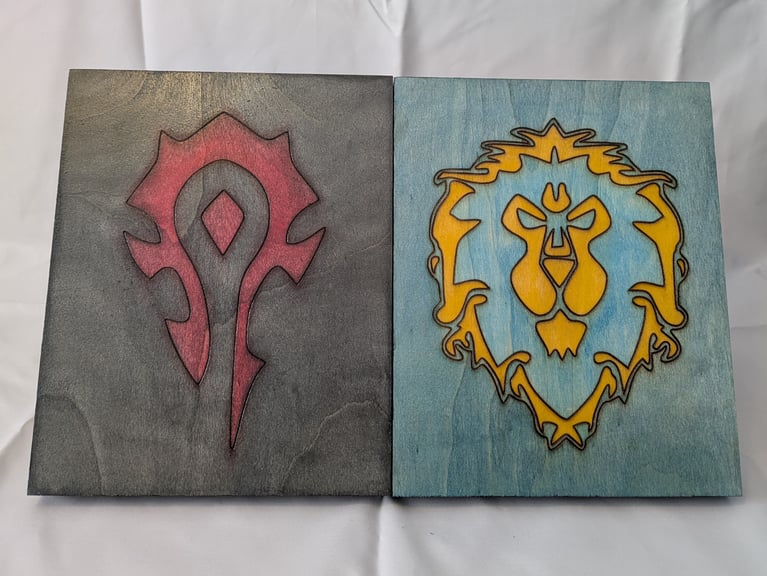 Horde and Alliance Symbols