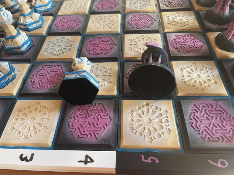 The pieces have been felted to maximise the life of the board and the feel of the pieces.