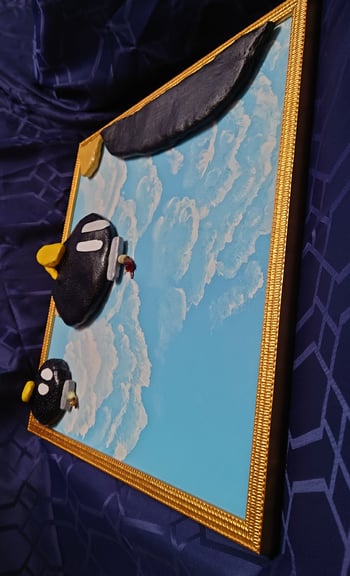 Top view of 3D bob-ombs