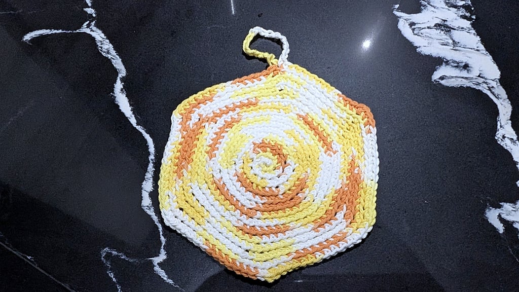 Dawn Guard Trivet, featuring the spiral side of the design