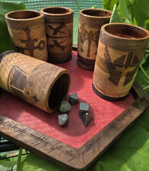 Great for gaming on the go or small tables! (Dice not included)