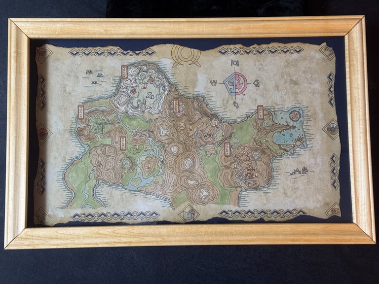 Framed Arceus Map