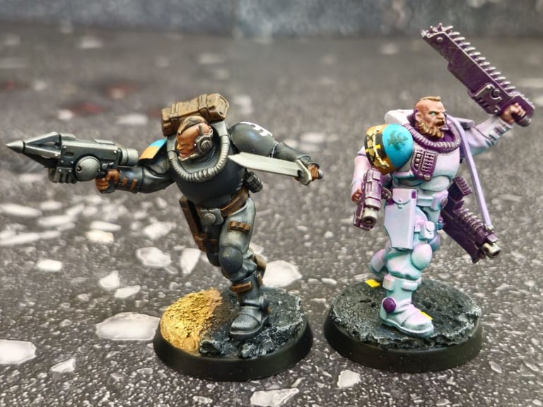 Stage Friend (Scout Hunter) and Omega (Scout Sergeant)
