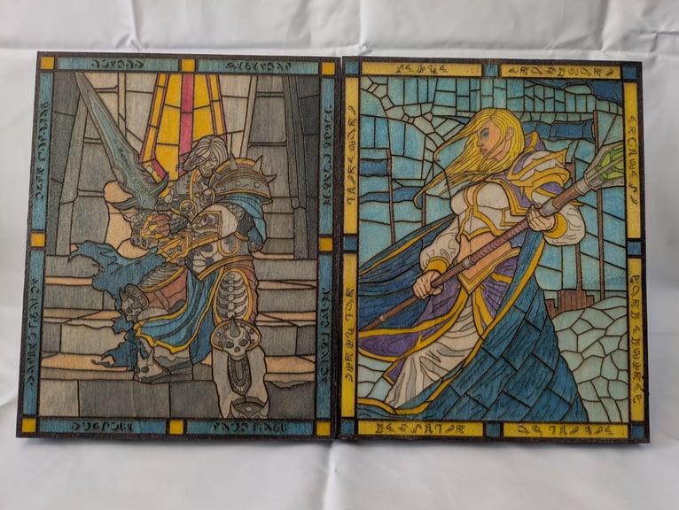 Arthas and Jaina