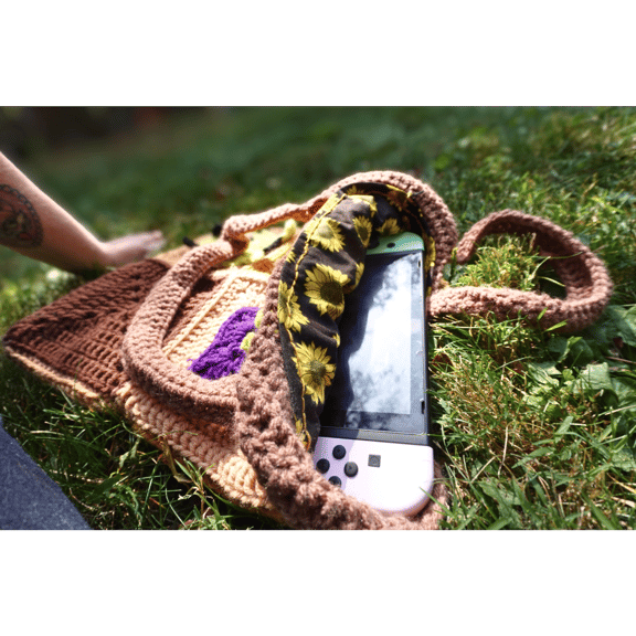 The perfect size for carrying around your Switch, snacks, and various artifacts, rocks & minerals.